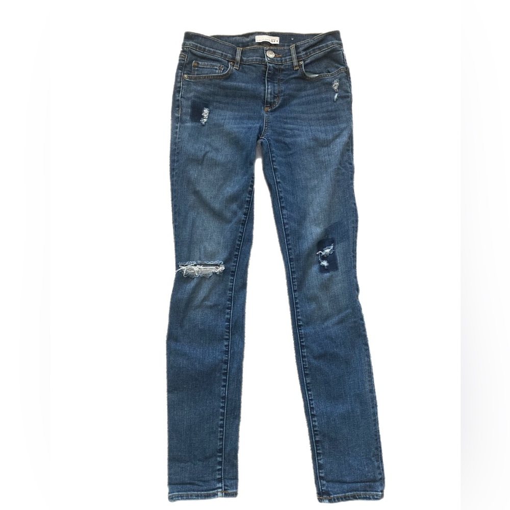 Distressed LOFT jeans